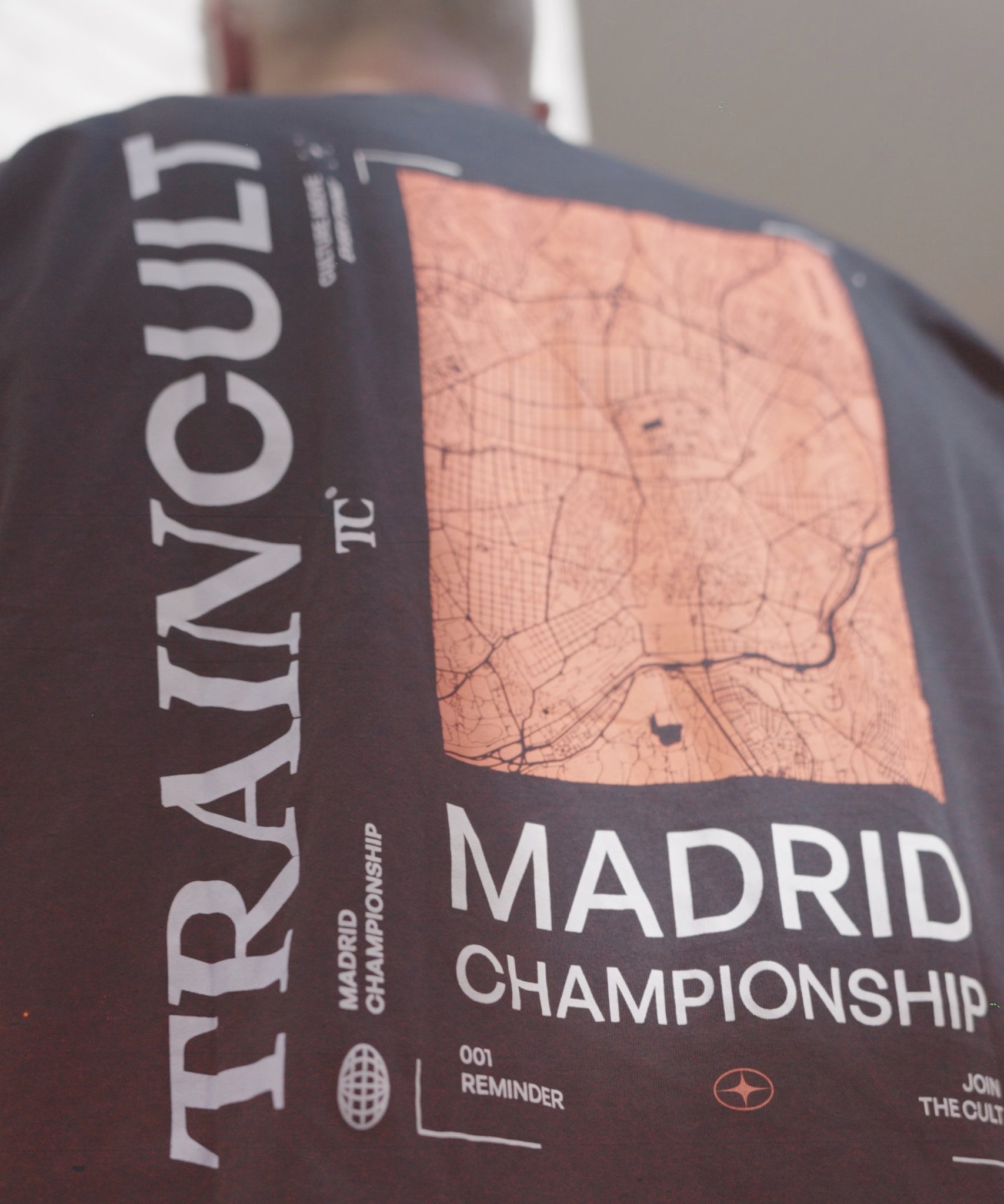 Camiseta Traincult Madrid Championship Map