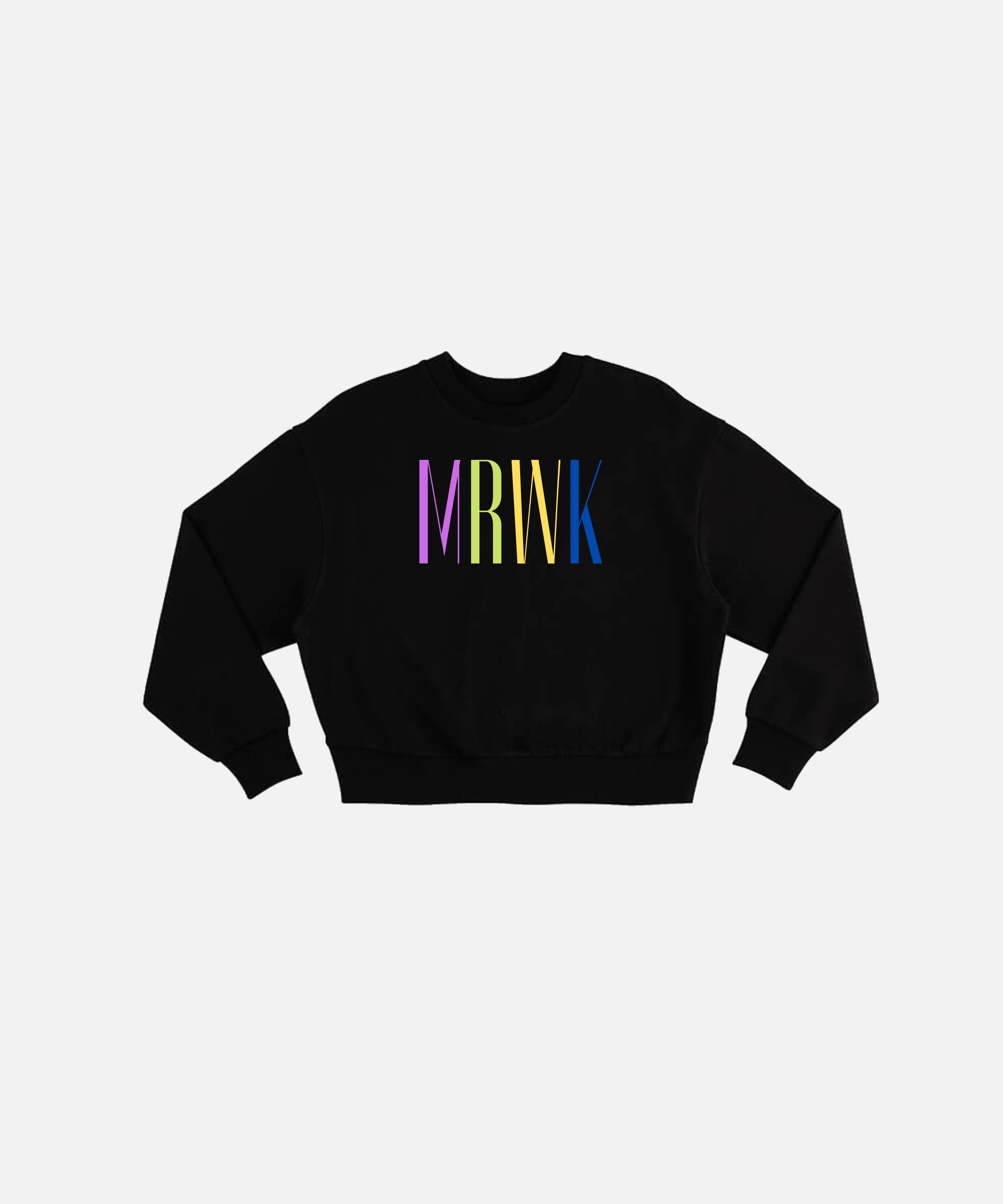MRWK Embroidered Crop Sweatshirt